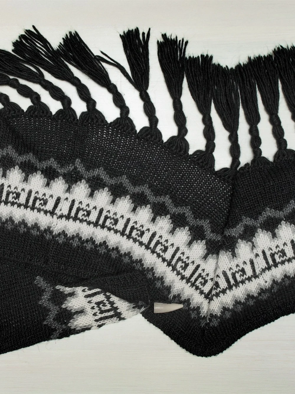 Lauren Active Ralph Lauren fair isle wool knit scarf/caplet